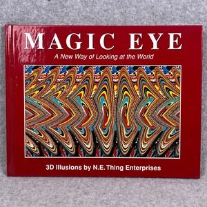 Vtg Magic Eye A New Way of Looking at the World 3D Illusions 1993 Hardcover Book